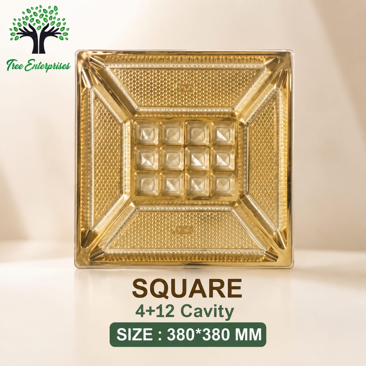 SQUARE 4+12 CAVITY SIZE 380*380